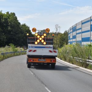 Lärmschutzwand in Form einer Alukassette - Beispielfoto