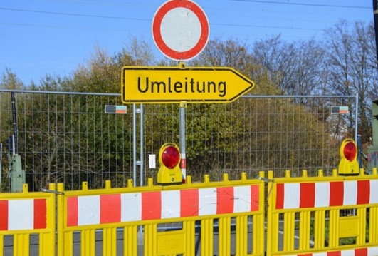 Umleitungsschild